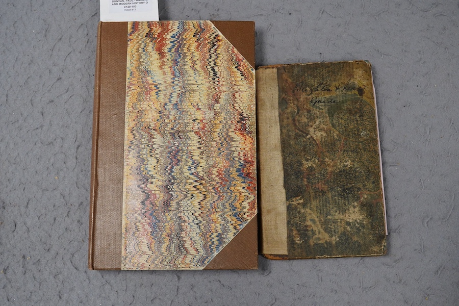 Dunvan, Paul - Ancient and Modern History of Lewes and Brighthelmston, W.Lee, Lewes, 1795, 1st edition, 8vo, contemporary diced sheep; Button, J.V. - The Brighton and Lewes Guide, 1805; Shoberl - Description of the Count
